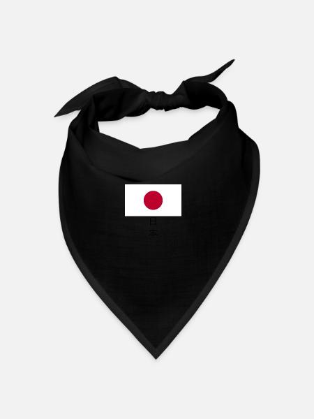 Japan - Bandana Dreieckstuch - Schwarz