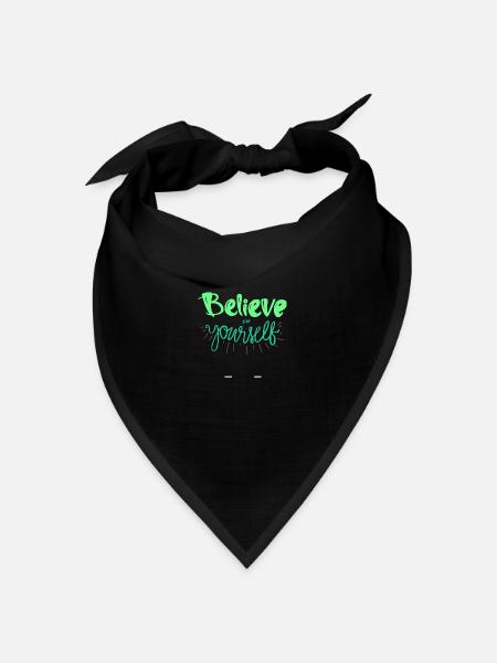 Motivation - Bandana Dreieckstuch - Schwarz