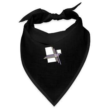 Geometry Galaxy - Bandana Dreieckstuch - Schwarz - Vorne
