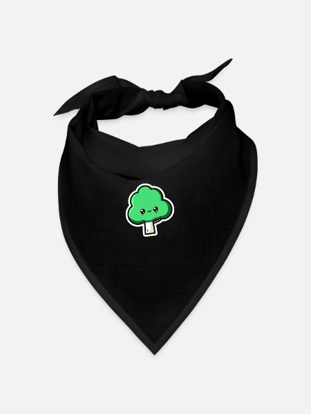 Ein Baum kann auch niedlich sein - Bandana Dreieckstuch - Schwarz