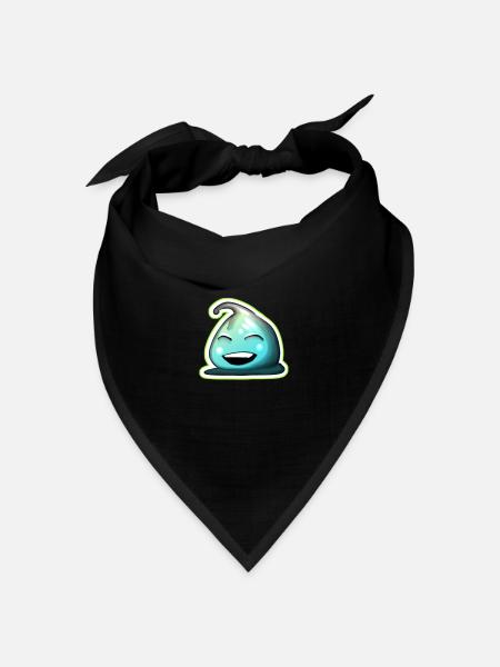 Lachender Schmeggels - Bandana Dreieckstuch - Schwarz