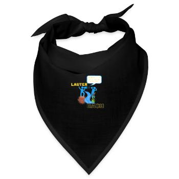 Lauter Bach - Bandana Dreieckstuch - Schwarz - Vorne