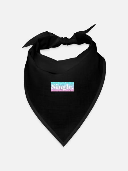 Single - Bandana Dreieckstuch - Schwarz