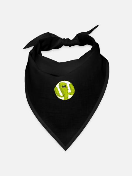 Kaktus - Bandana Dreieckstuch - Schwarz