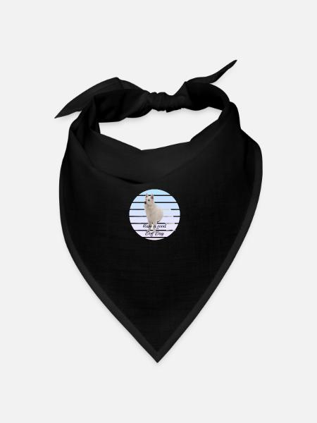 White Shepard - Bandana Dreieckstuch - Schwarz