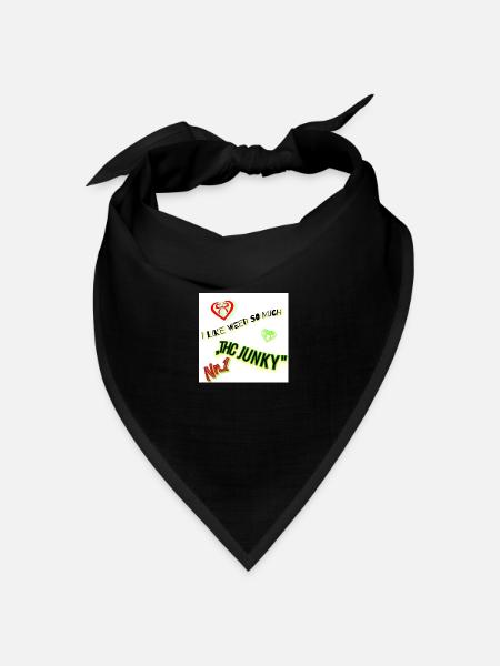 THC JUNKY - Bandana Dreieckstuch - Schwarz