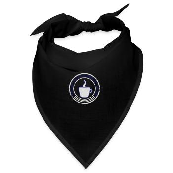 not talk to me - Bandana Dreieckstuch - Schwarz - Vorne
