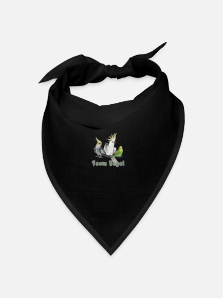 Team Vogel - Bandana Dreieckstuch - Schwarz