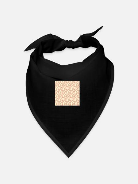 Brötchen - Bandana Dreieckstuch - Schwarz