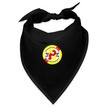 Bitcoin Trading Crypto Aktien - Bandana Dreieckstuch - Schwarz - Vorne