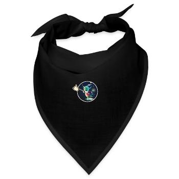 Seesternfischer - Bandana Dreieckstuch - Schwarz - Vorne