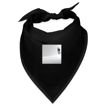 Minimal Cell - Bandana Dreieckstuch - Schwarz - Vorne