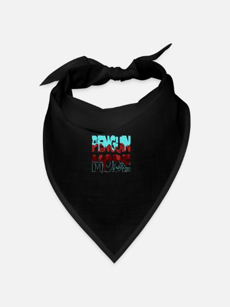 funny statement fun birthday present idea bday - Bandana Dreieckstuch - Schwarz