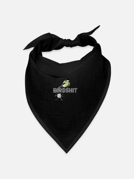 #Birdshit Großartig - Bandana Dreieckstuch - Schwarz
