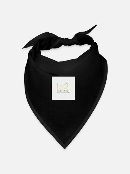 klare lienien - Bandana Dreieckstuch - Schwarz