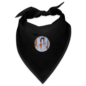 Schleimmonster - Bandana Dreieckstuch - Schwarz - Vorne