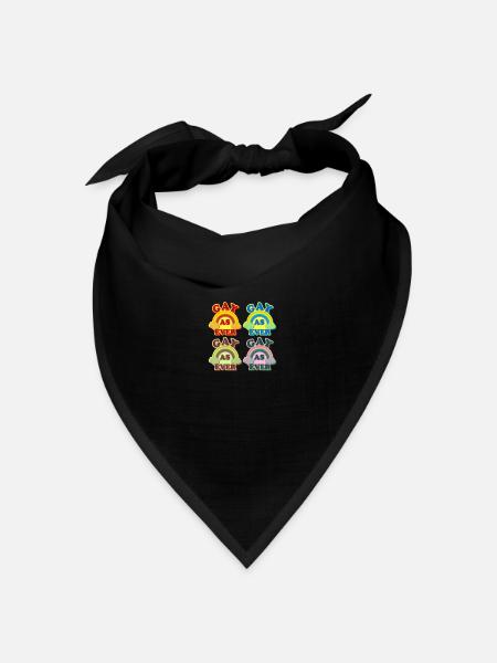 GAY AS EVER POP ART PRIDE - Bandana Dreieckstuch - Schwarz