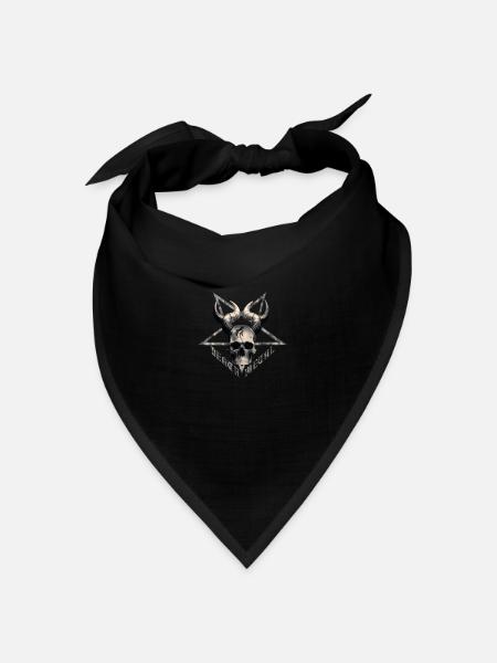 death metal - Bandana Dreieckstuch - Schwarz