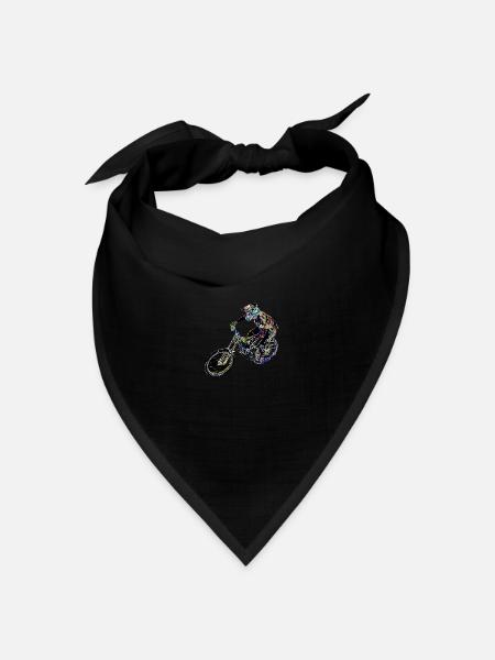 MTB MTB Downhill - Bandana Dreieckstuch - Schwarz