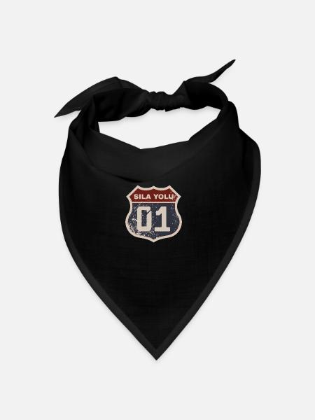 Adana - Bandana Dreieckstuch - Schwarz