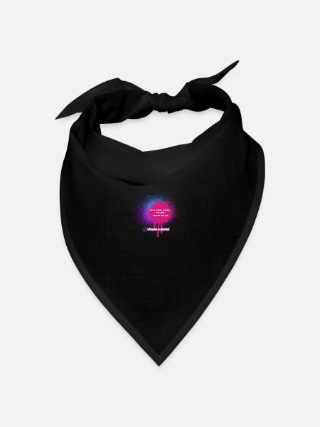 Spry - Graffiti - Bandana Dreieckstuch - Schwarz