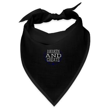 technology awareness present spiritual gift idea - Bandana Dreieckstuch - Schwarz - Vorne