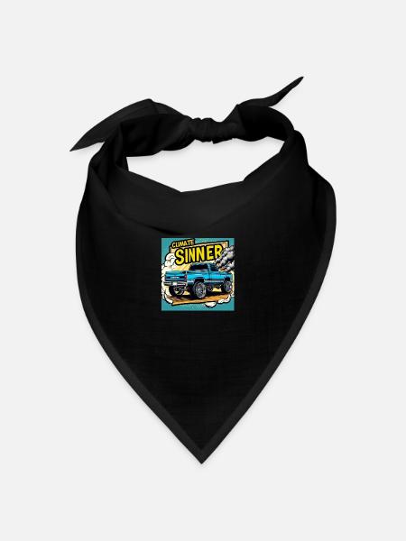 Climate sinner - Bandana Dreieckstuch - Schwarz
