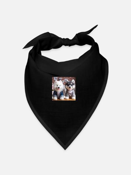 Pup Gang - Bandana Dreieckstuch - Schwarz