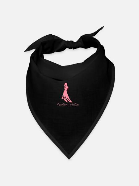 Fashion Victim - Bandana Dreieckstuch - Schwarz