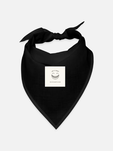 Smile Legacy - Bandana Dreieckstuch - Schwarz