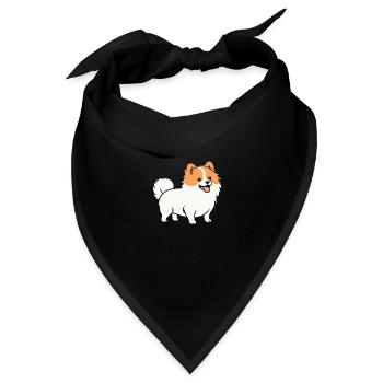 Spitz - Bandana Dreieckstuch - Schwarz - Vorne