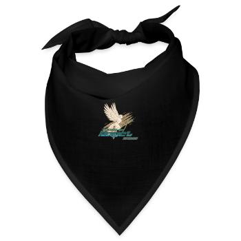 Angelic Divine Messenger Guardian Angel Winged - Bandana Dreieckstuch - Schwarz - Vorne