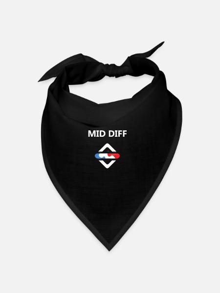 league legend Mid Diff - Bandana Dreieckstuch - Schwarz