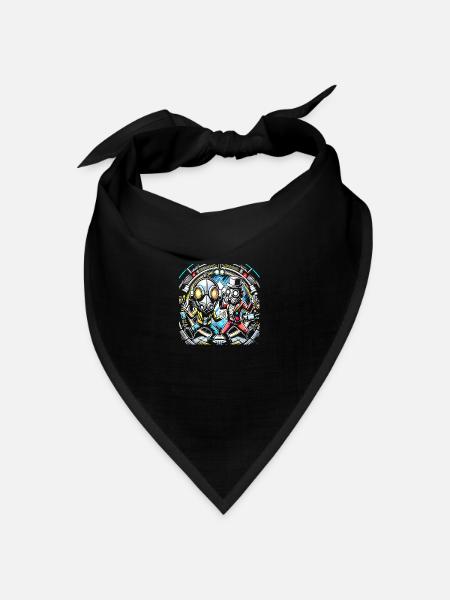 dance mask 2024 - Bandana Dreieckstuch - Schwarz