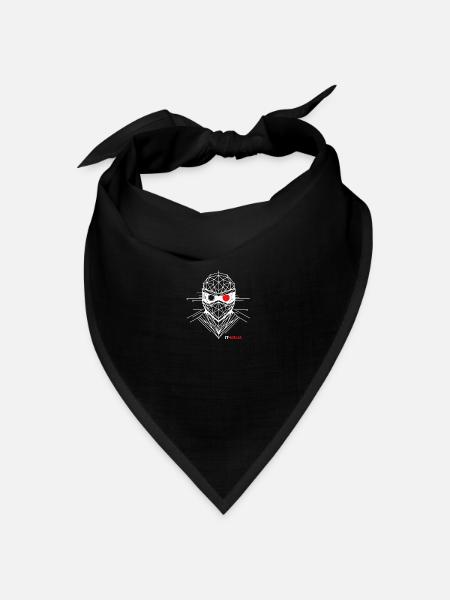 IT-Ninja by afe-IT - Bandana Dreieckstuch - Schwarz