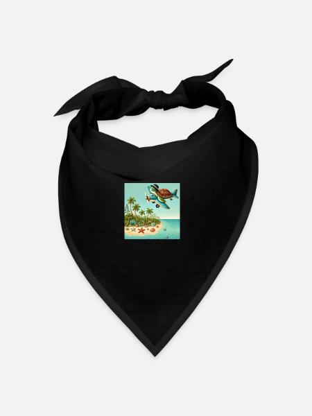 Bösewicht des Piloten - Bandana Dreieckstuch - Schwarz