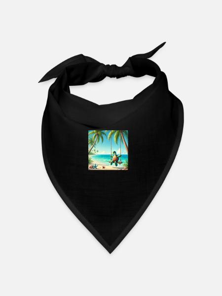 Wippe - Bandana Dreieckstuch - Schwarz