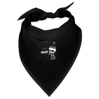 Making cold look Cool! - Bandana Dreieckstuch - Schwarz - Vorne