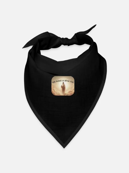 The Bass Is With You - Bandana Dreieckstuch - Schwarz