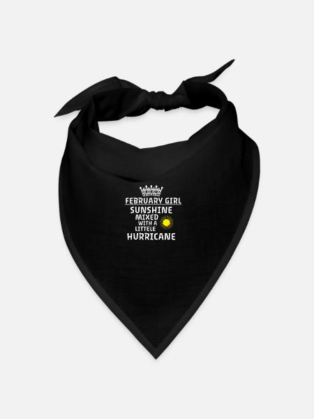 February Girls - Sunshine mixed with a littele Hur - Bandana Dreieckstuch - Schwarz
