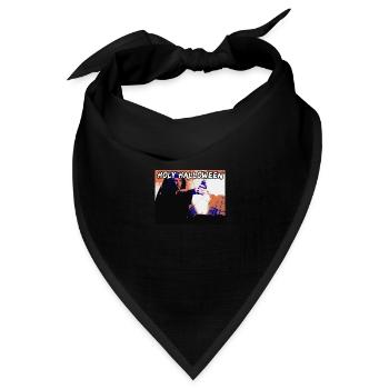 holy halloween,halloween, nonne, film, spinne - Bandana Dreieckstuch - Schwarz - Vorne