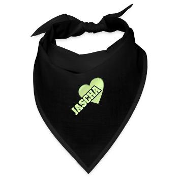 Gold Jascha - Bandana Dreieckstuch - Schwarz - Vorne