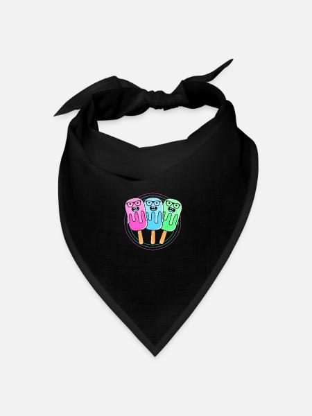 Pool Party - Bandana Dreieckstuch - Schwarz