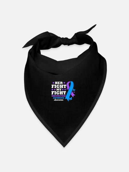 Rheuma Arthritis - Bandana Dreieckstuch - Schwarz