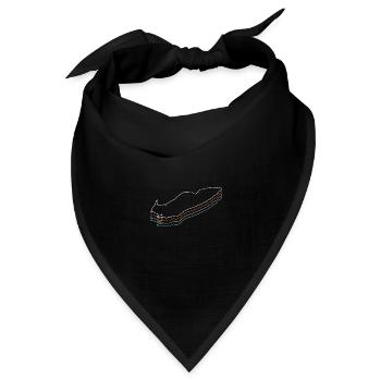 Great Lakes - Bandana Dreieckstuch - Schwarz - Vorne