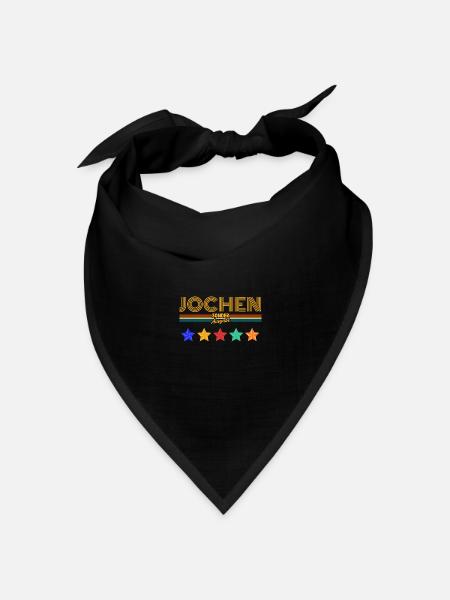 Jochen - Bandana Dreieckstuch - Schwarz