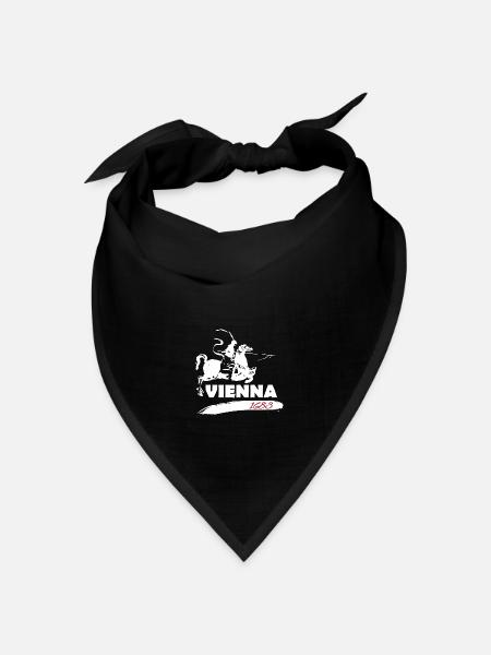 Schlacht bei Wien 1683 - Bandana Dreieckstuch - Schwarz