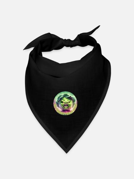 Nimm mir den Kohl nicht weg - Bandana Dreieckstuch - Schwarz