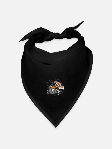 Fuzzy Spider - Bandana Dreieckstuch - Schwarz