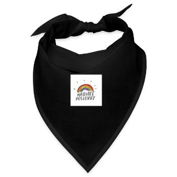 Logo - Bandana Dreieckstuch - Schwarz - Vorne